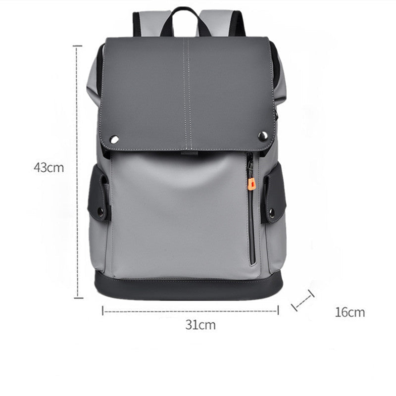 MetroFlap Leather Backpack