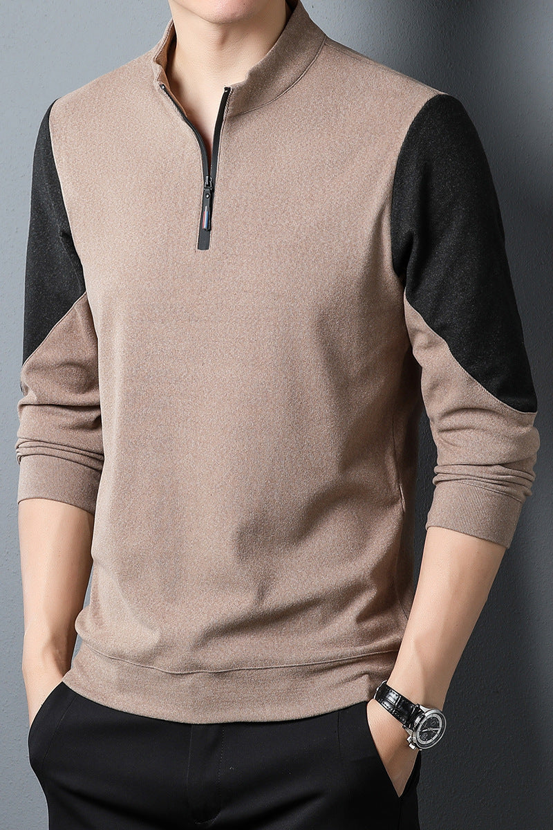 Velvet Quarter-Zip Pullover