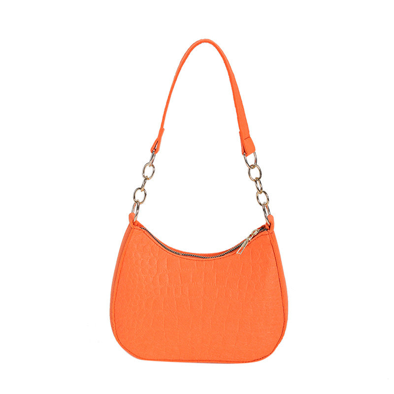Casual Handheld Armpit Bag: Trendy Fashion Shoulder Crescent