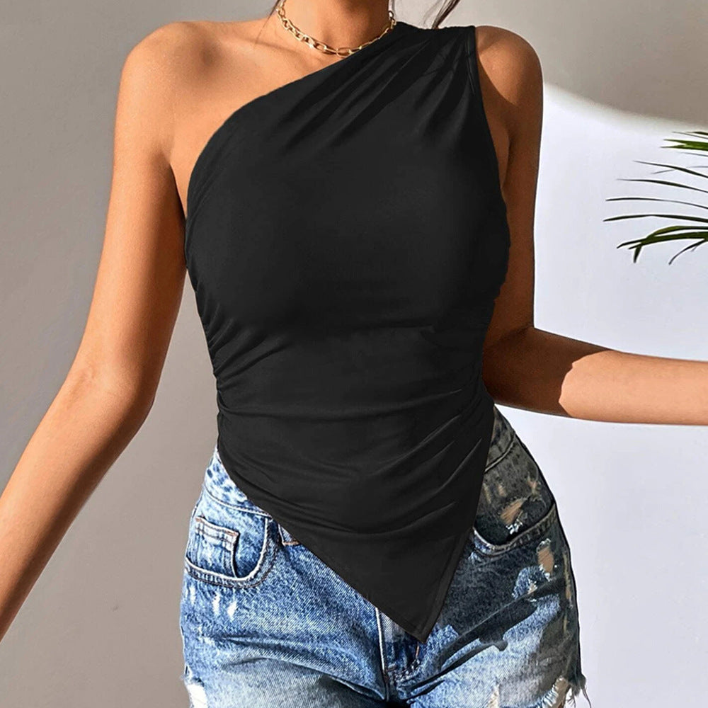 Sexy off-the-shoulder vest camisole top