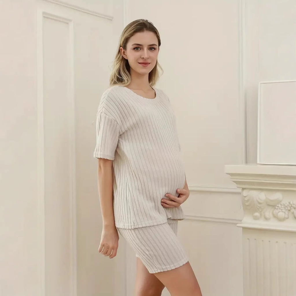 Breezy Stripes Maternity Set