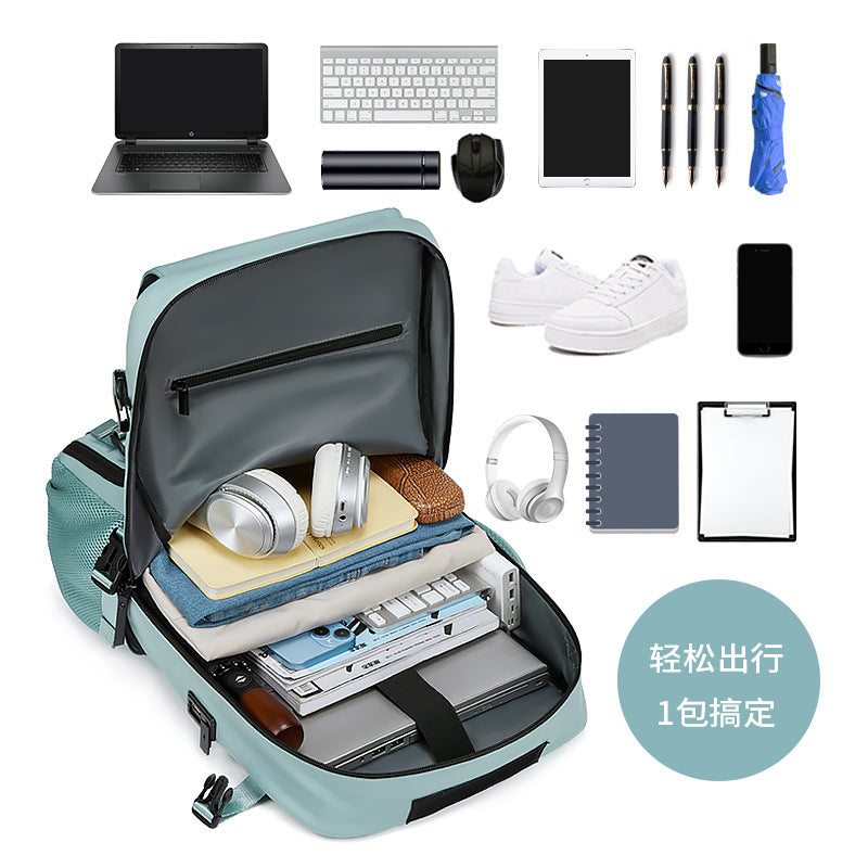 Men’s Large Capacity Multifunctional Travel Backpack – Custom Logo Outdoor & Laptop Bag