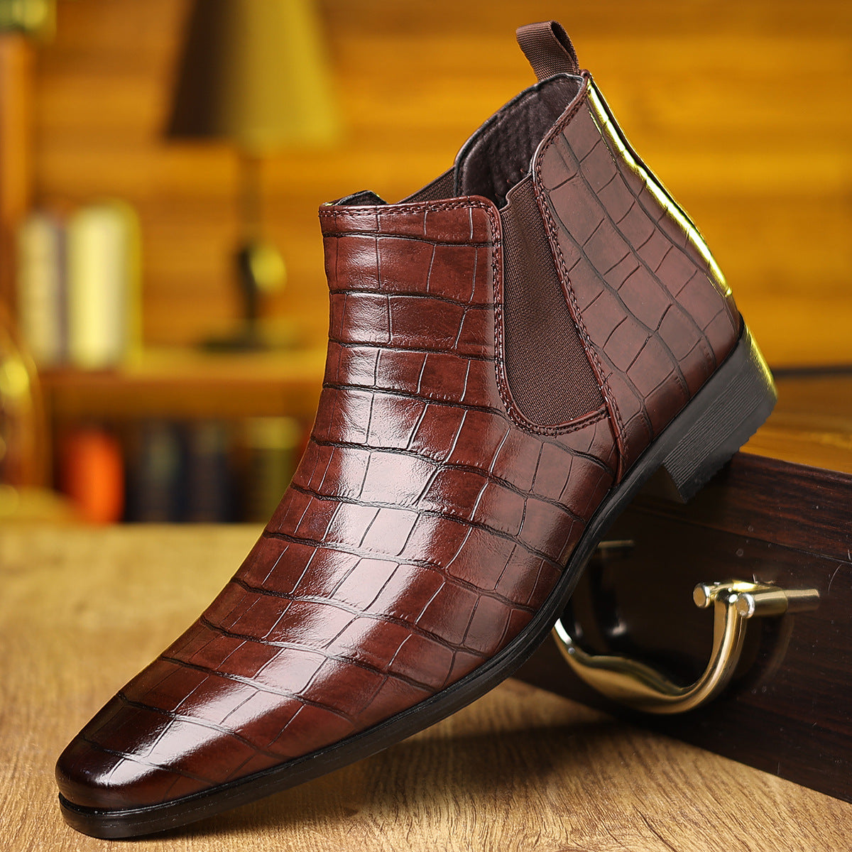 Mens Plus-Size High-End Leather Shoes