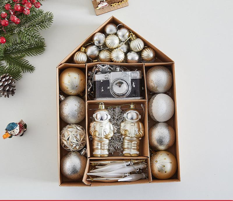 Holiday Charm Christmas Ball Pendants
