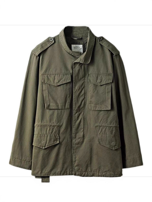 Men's Vintage Multi-Pocket Cargo Jacket