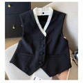 Pre-Fall Slim Fit Multi-Layer Vest Top