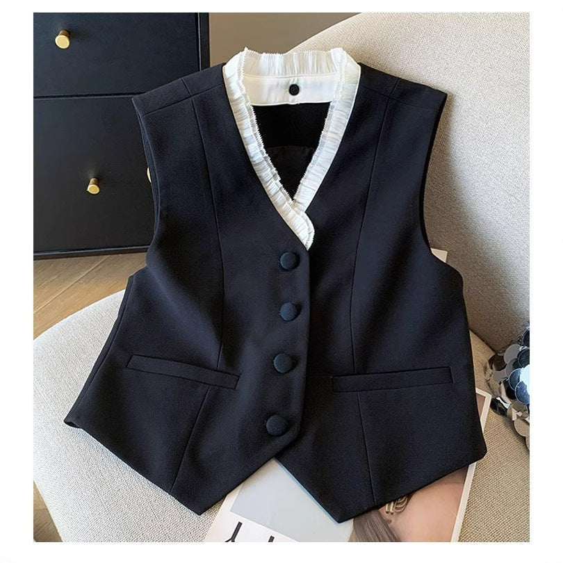 Pre-Fall Slim Fit Multi-Layer Vest Top