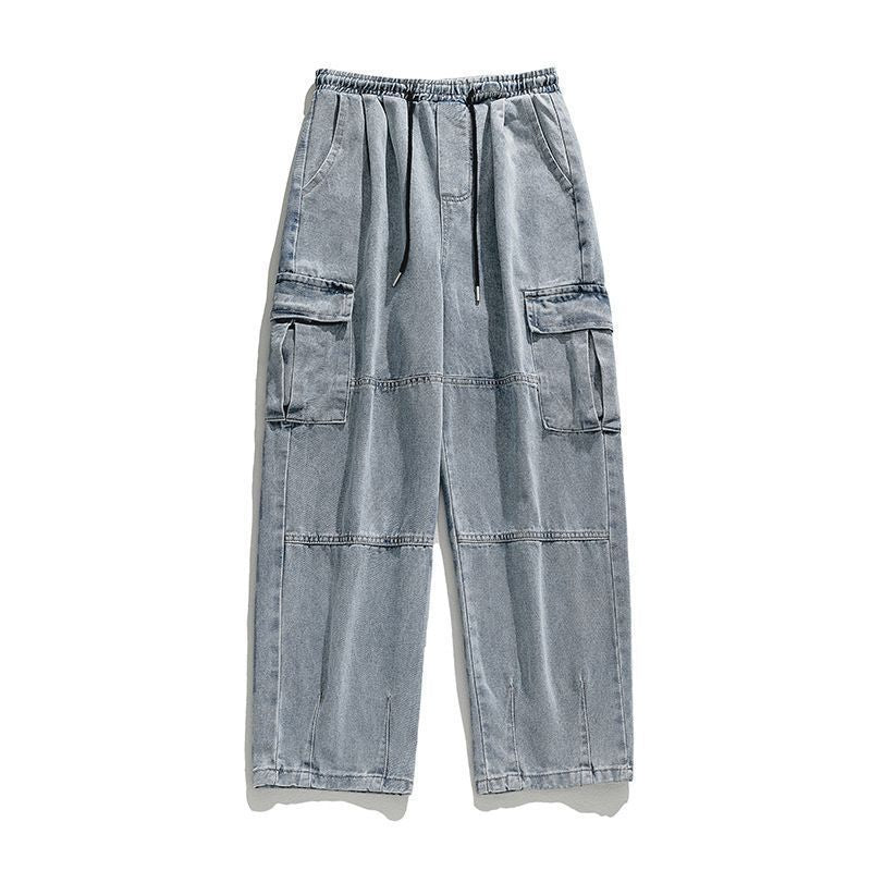 Japanese Vintage Double-Pocket 3D Jeans