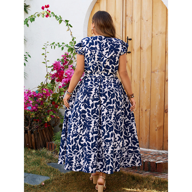 LeafLoom Wrap Dress
