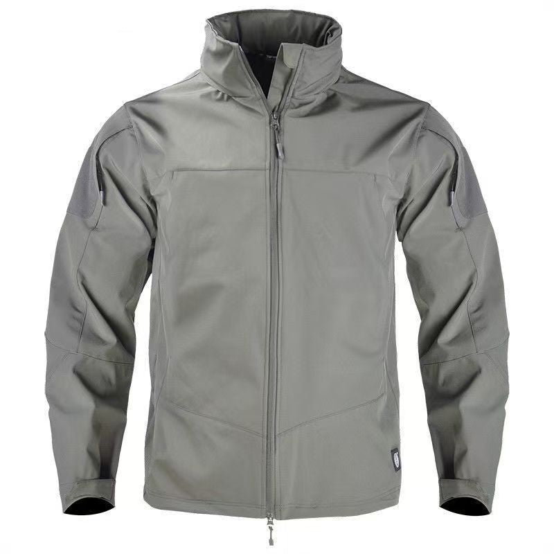Men's 3-in-1 Softshell Outdoor Jacket – Windproof & Waterproof Tactical Coat