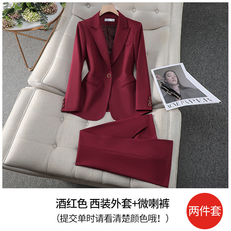 High-End Red Women’s Blazer