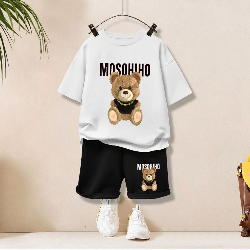 Trendy Boys Short-Sleeve Sets for Kids