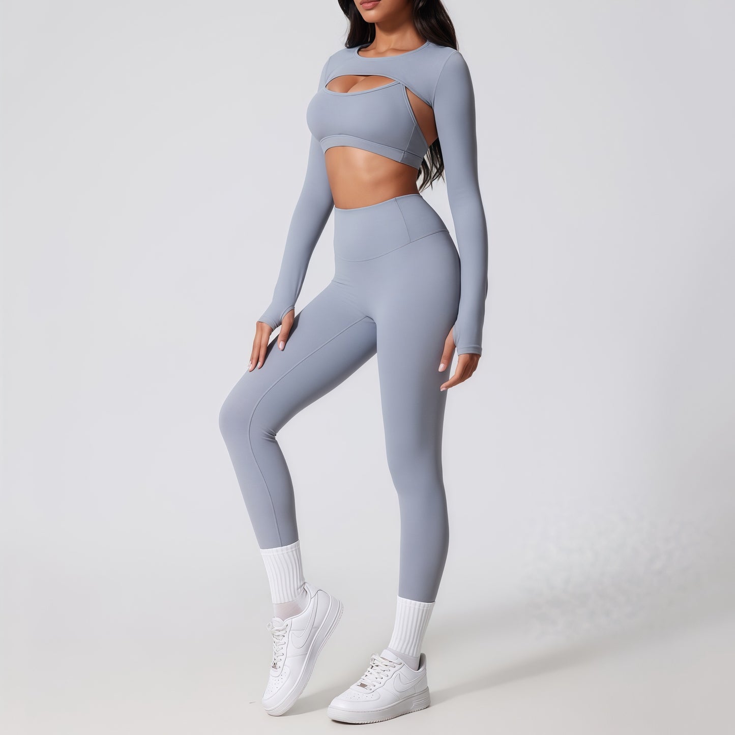Slim-Fit Yoga Three-Piece Set