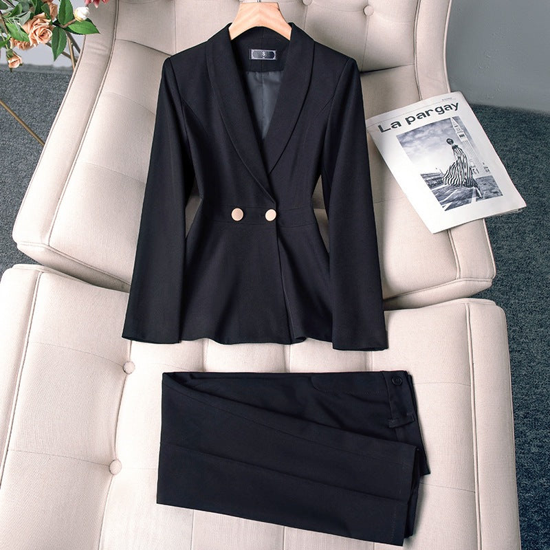 Womens 2-Piece Formal Trouser Suit Set