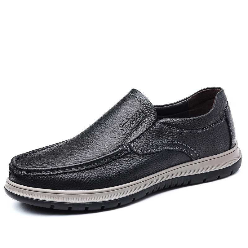Woodpecker Men's 2025 Autumn Leather Slip-On Casual Shoes
