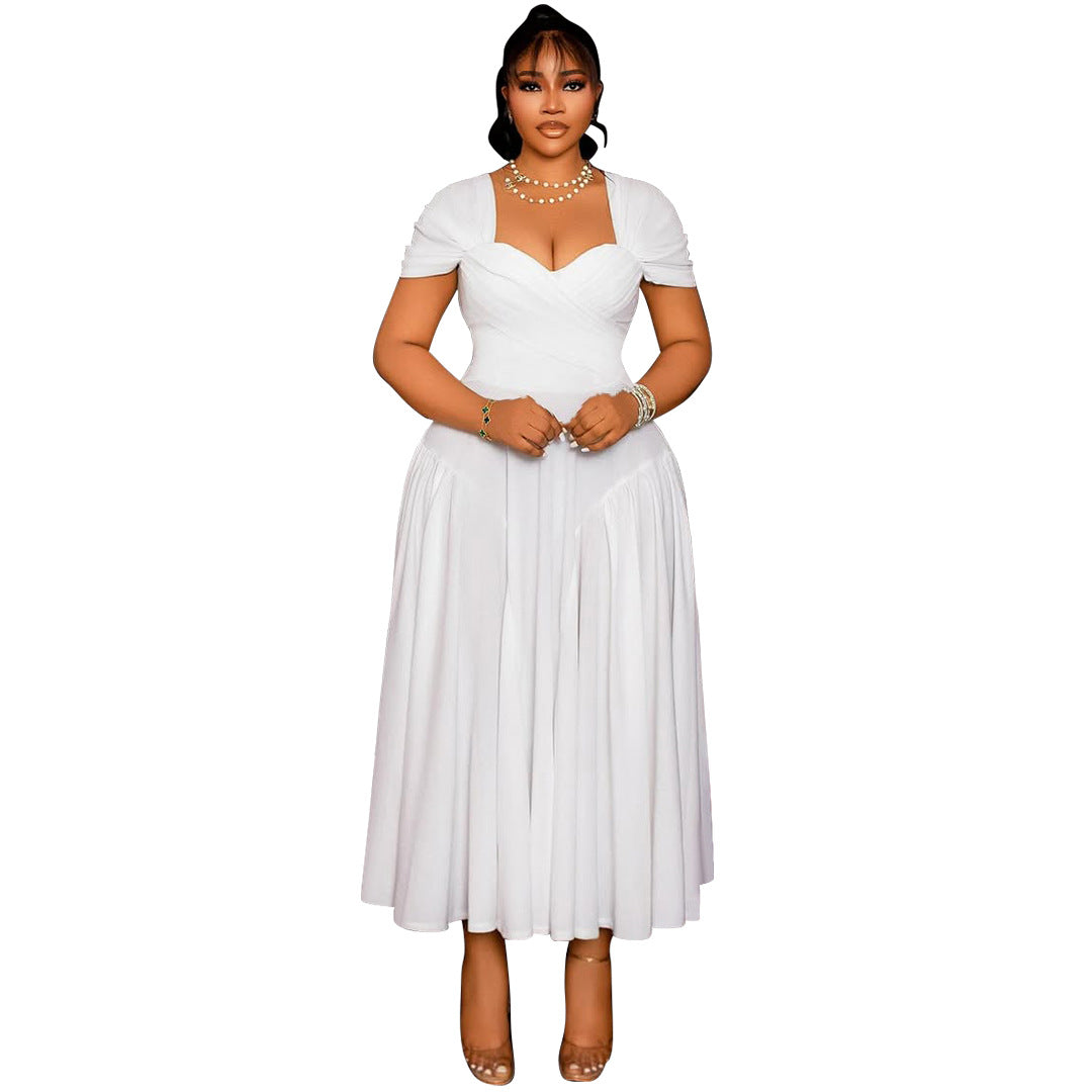 LunaGrace Pleated Dress