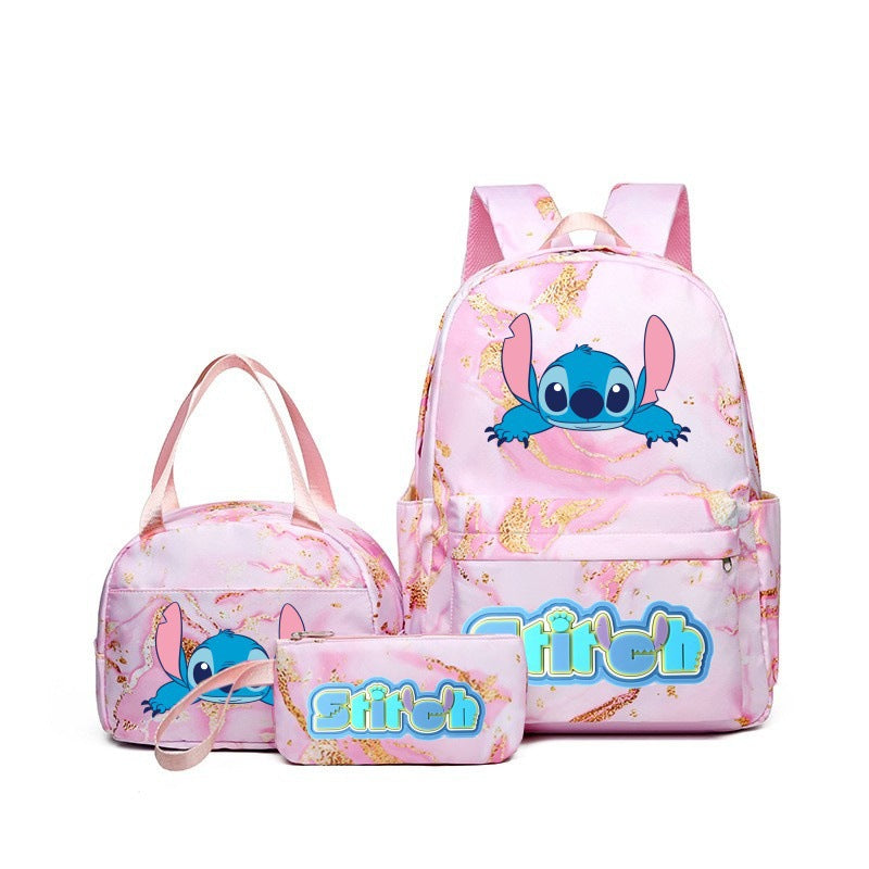 Waterproof 3-Piece School Backpack Set for Students & Travel