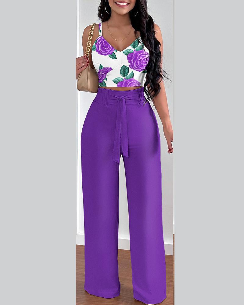 New Fashion Suspender Two-Piece Suit Women's Clothing