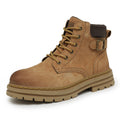 Men’s Winter Rhubarb Leather Boots – Thick Sole Martin Boots