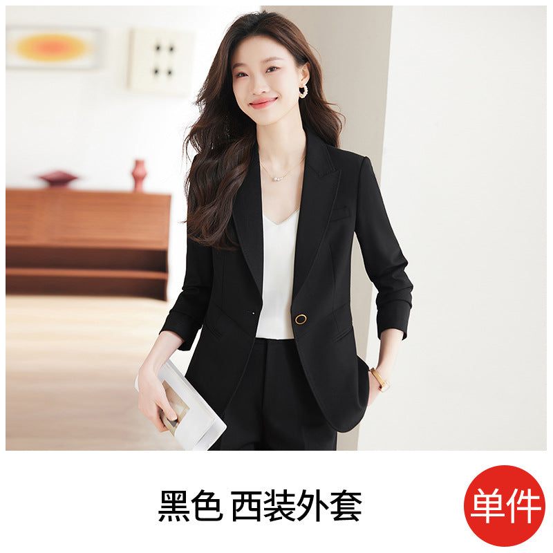 High-End Red Women’s Blazer