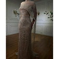Elegant Dubai Pearl Light Luxury Gown