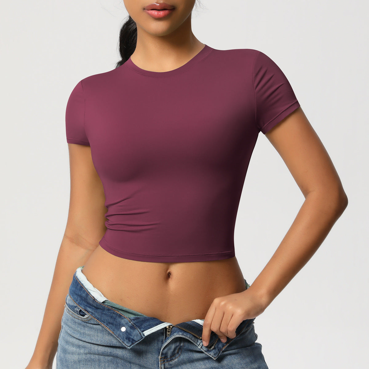 Quick-Dry Fitness Yoga T-Shirt