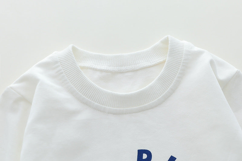 Diamond Print & Smiley Tee Set