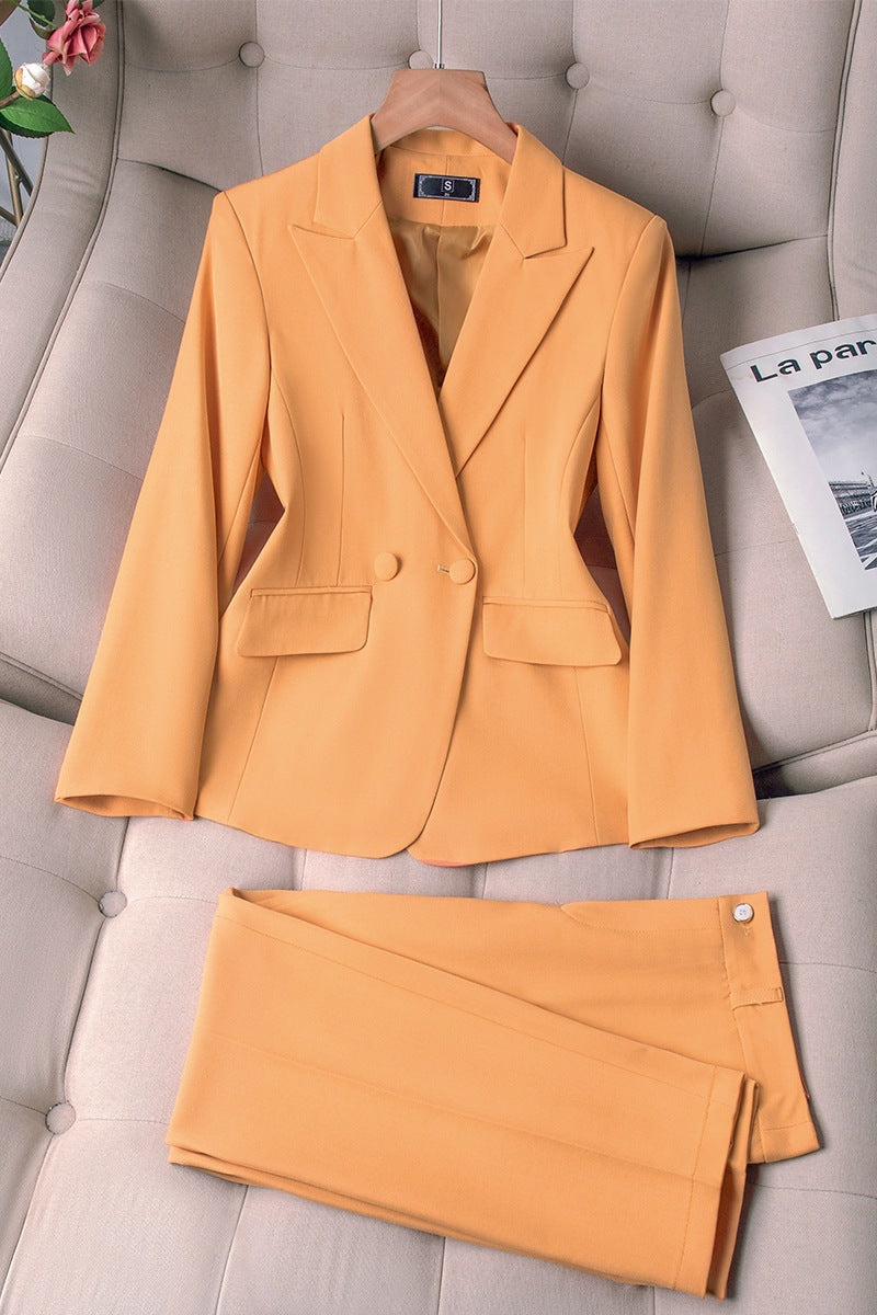 Womens 2-Piece Formal Trouser Suit Set