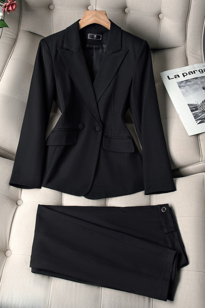 Womens 2-Piece Formal Trouser Suit Set