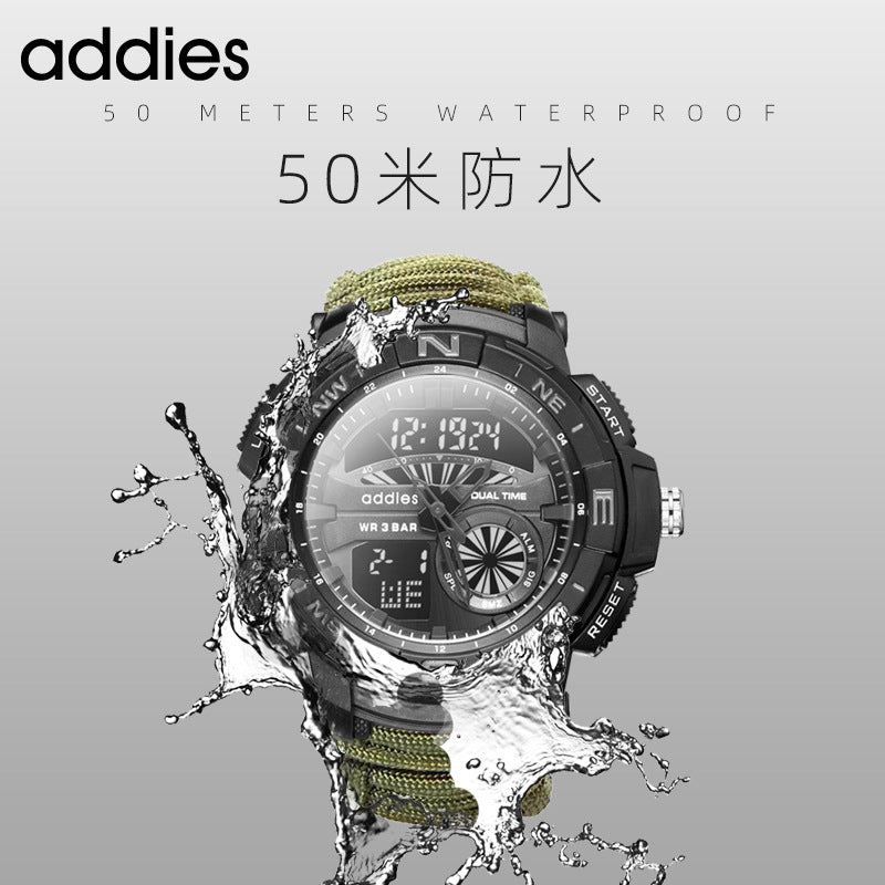 Eddison Men’s Multifunctional Outdoor Compass Watch