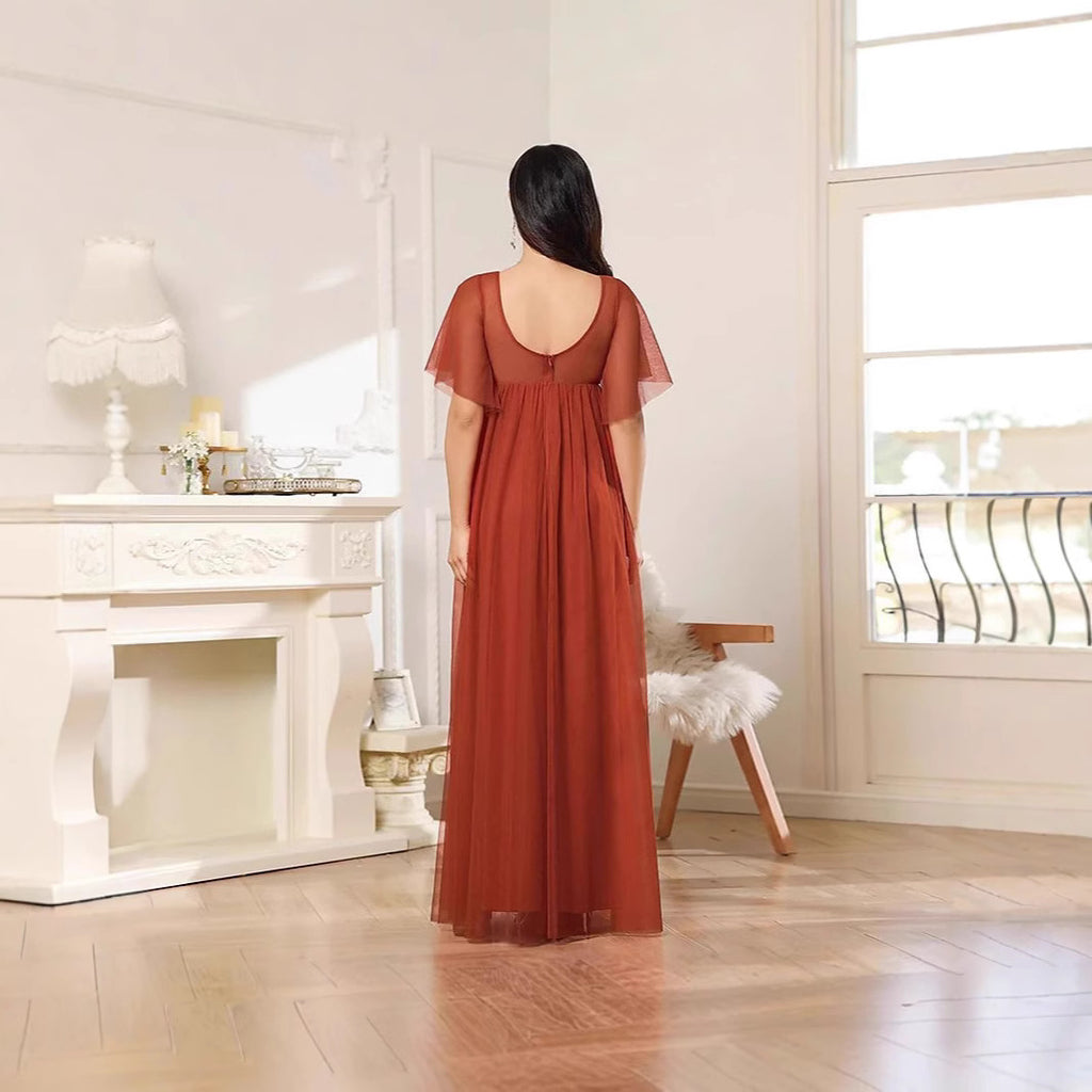 Moonlit Glow Maternity Gown