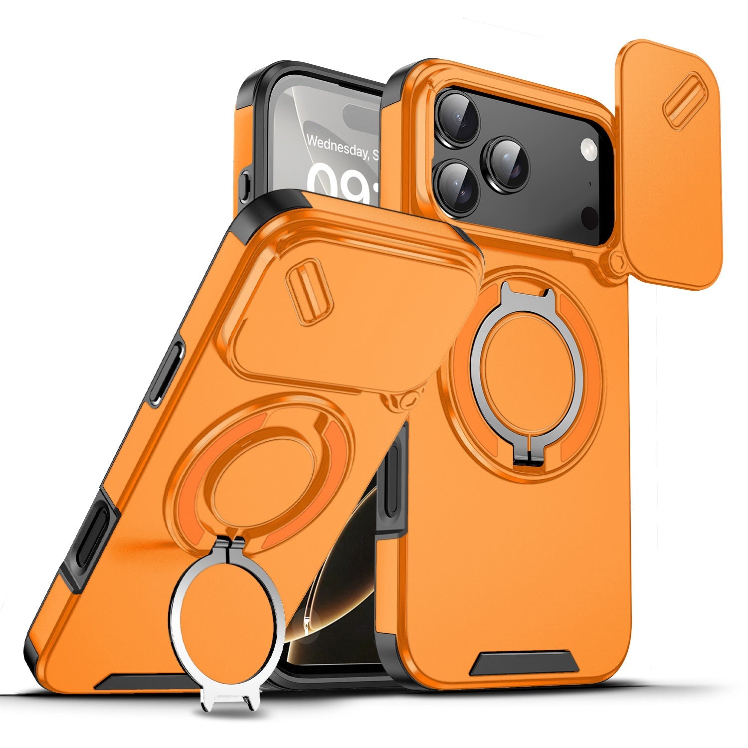 Magnetic Armor Phone Case for iPhone 16 / 17 Pro Max