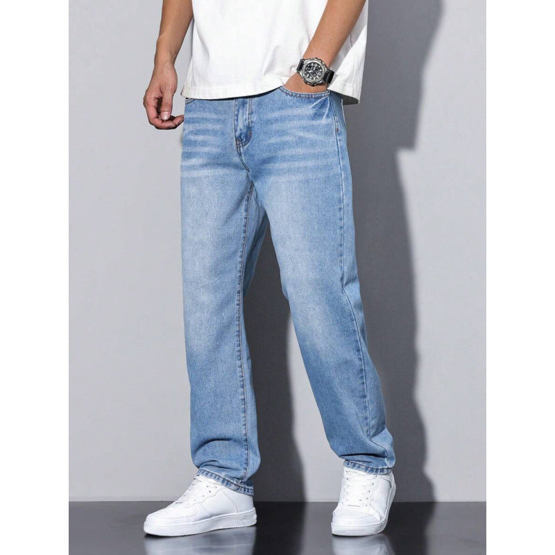 Mens Simple Fashion Casual Jeans
