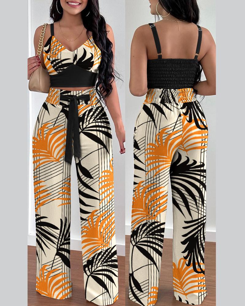 New Fashion Suspender Two-Piece Suit Women's Clothing