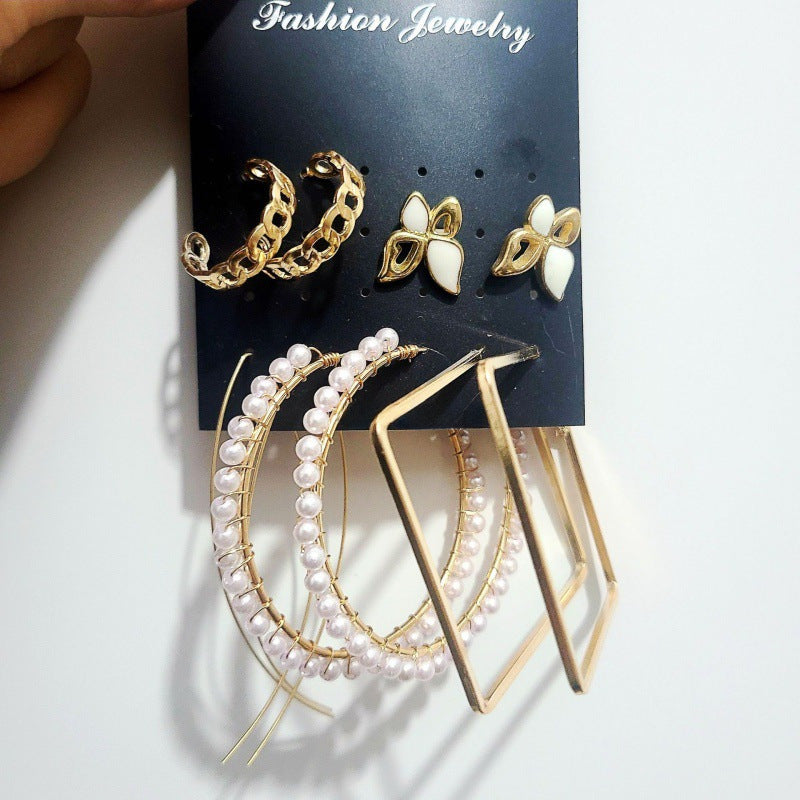 Shiny Gold Earrings for Women Girls