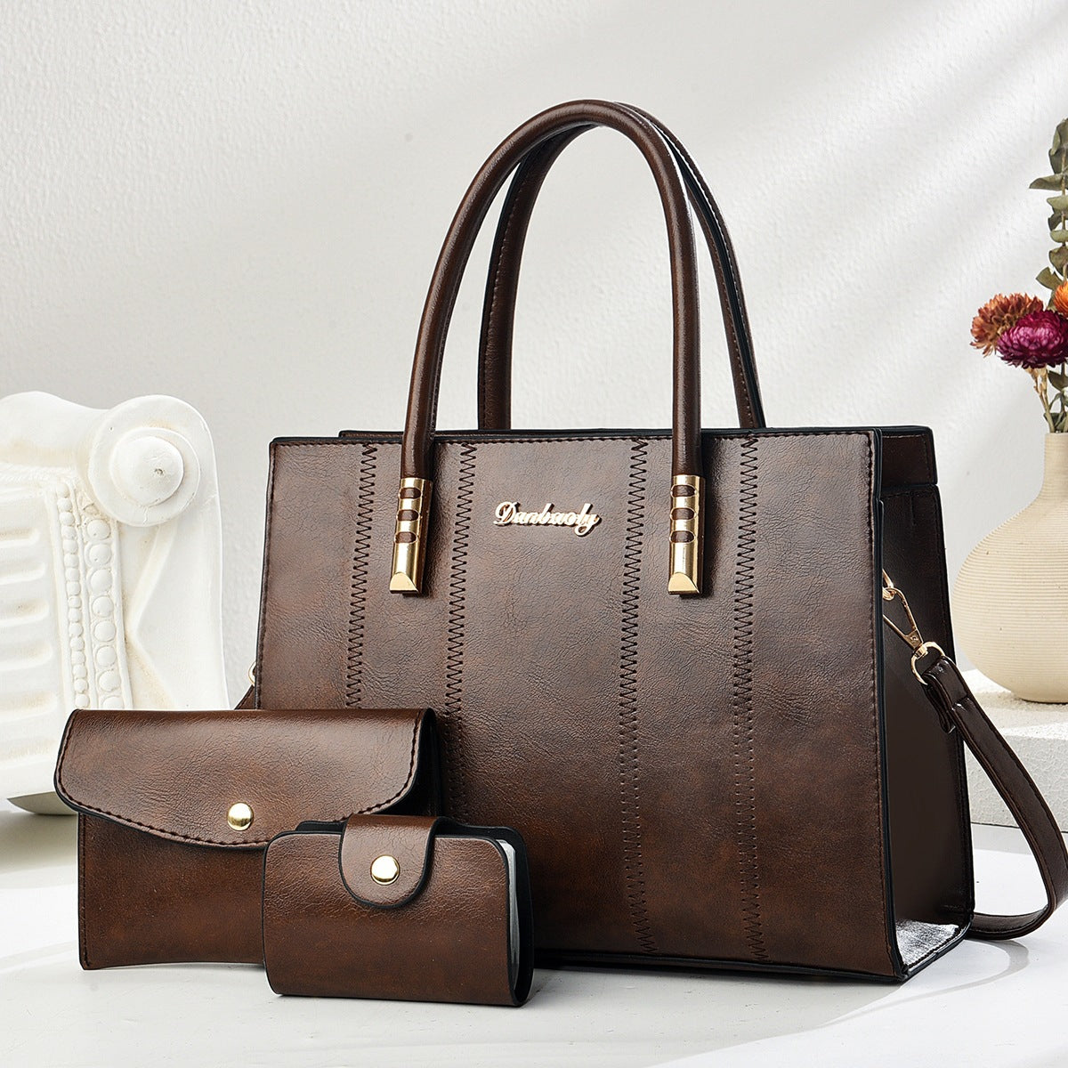 Retro 3-Piece Tote Set