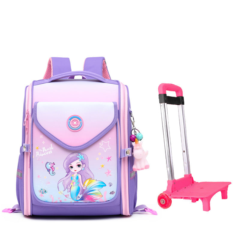 Little Mermaid Roller Backpack