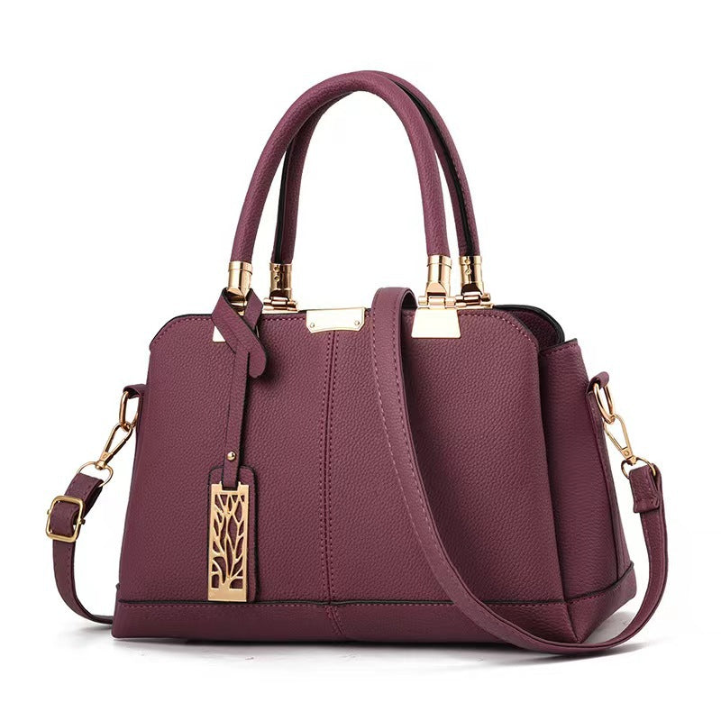 Women's bag handbag - middle-aged mom shoulder bag