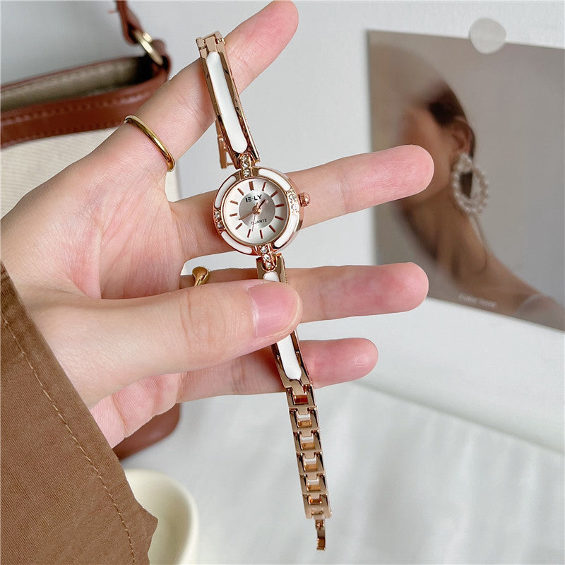 Ceramic, delicate bracelet watch, women's & waterproof