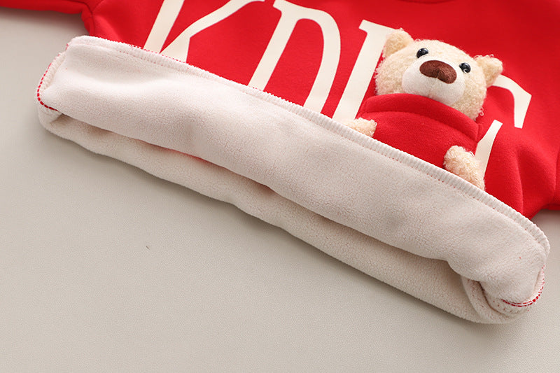 Letter Bear Sweater Set
