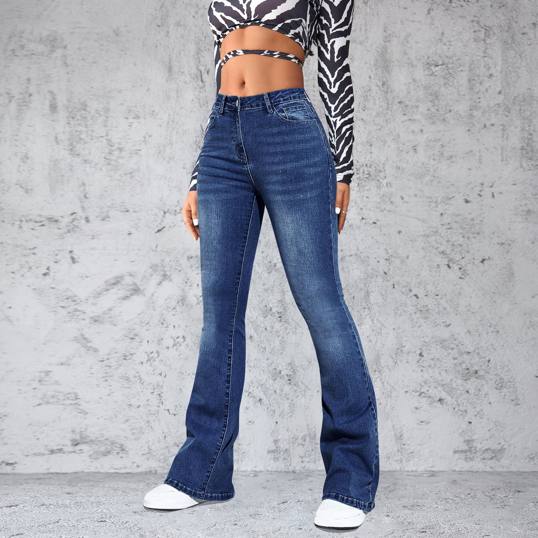 Slim temperament flared pant