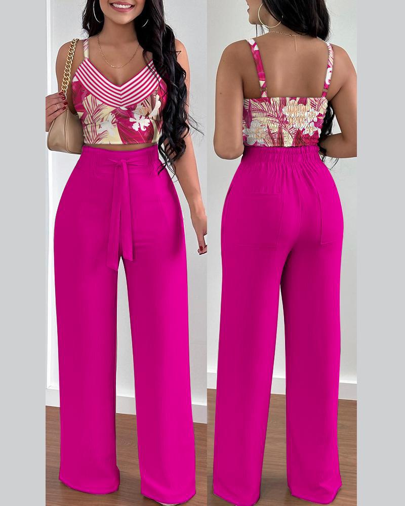 New Fashion Suspender Two-Piece Suit Women's Clothing