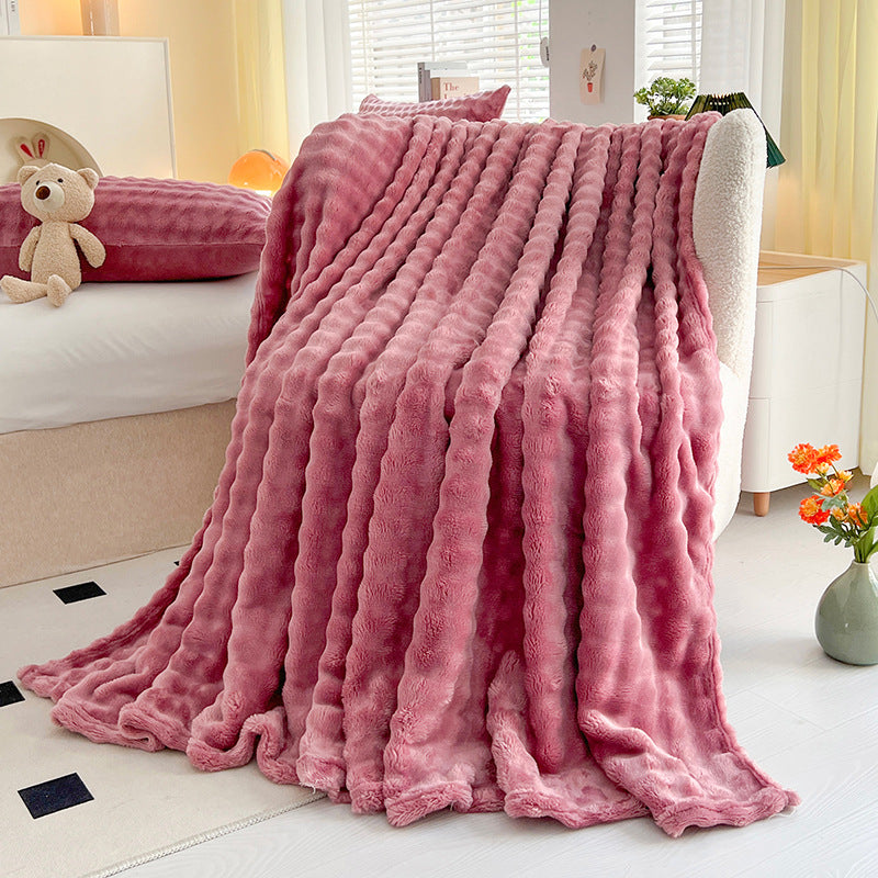 Bubble Velvet Throw Blanket