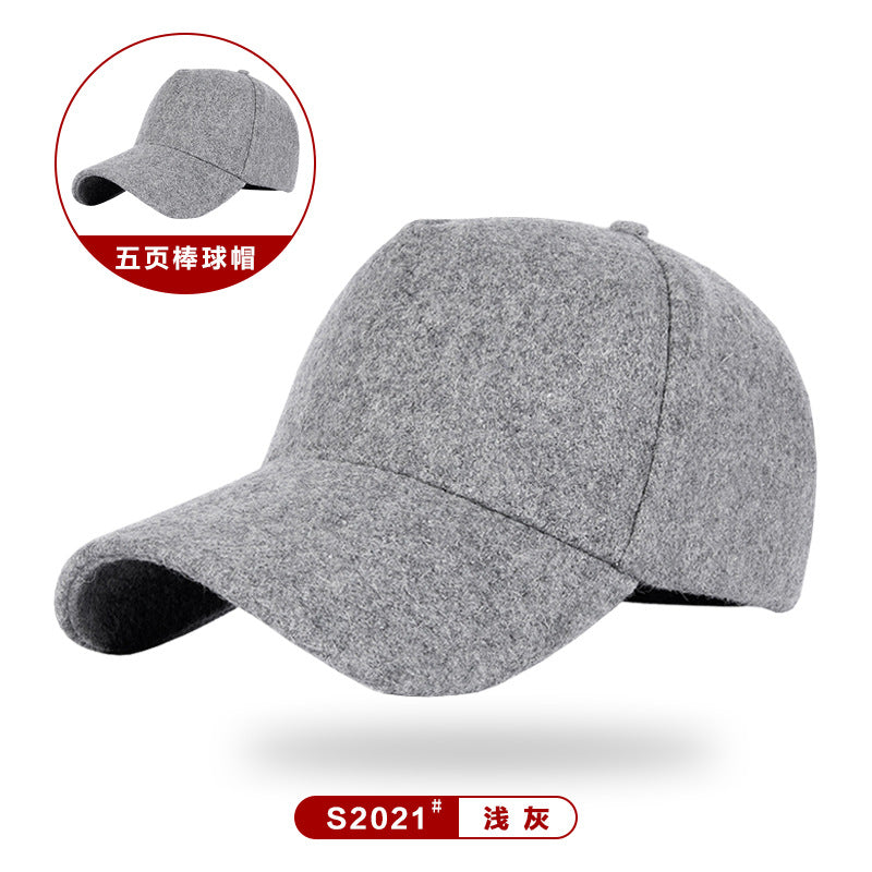 Autumn & Winter Wool Tweed Velvet Peaked Hats