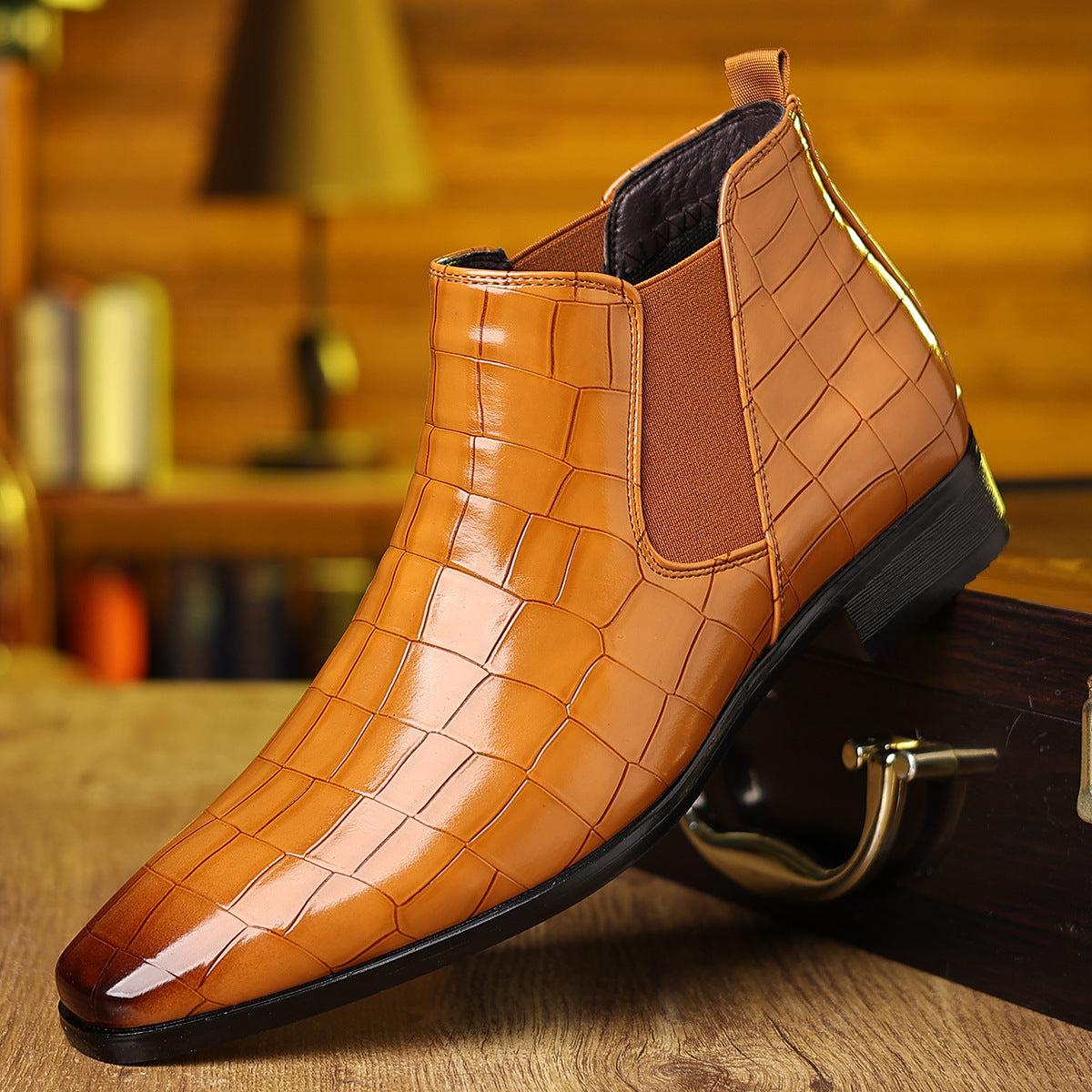 Mens Plus-Size High-End Leather Shoes