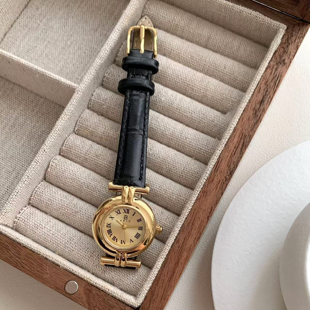 Vintage Osmanthus Gold Women's Watch - Luxury Minimalist Design