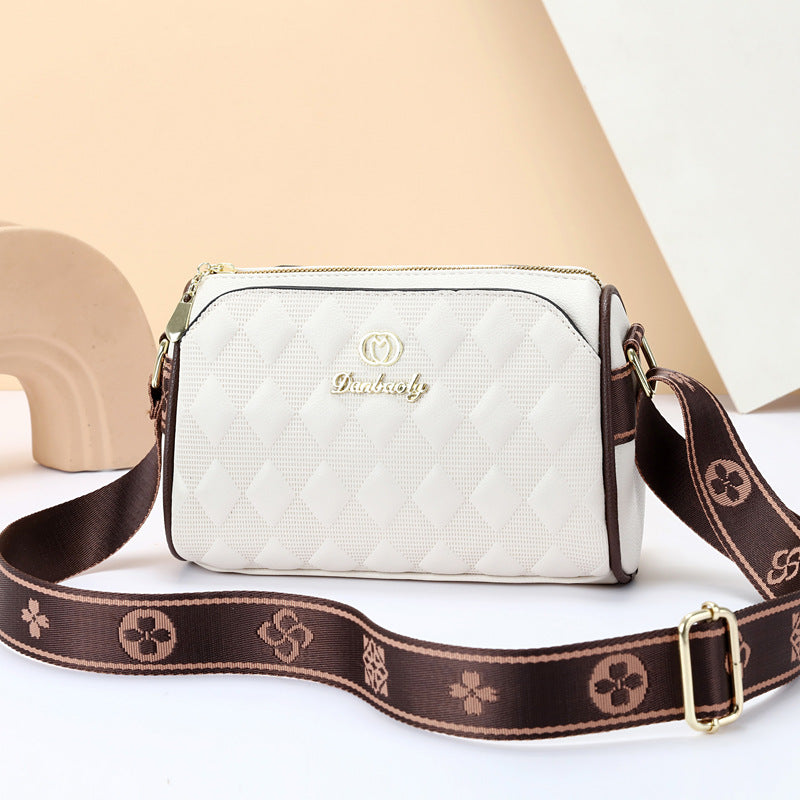 Soft Leather Wide Shoulder Strap