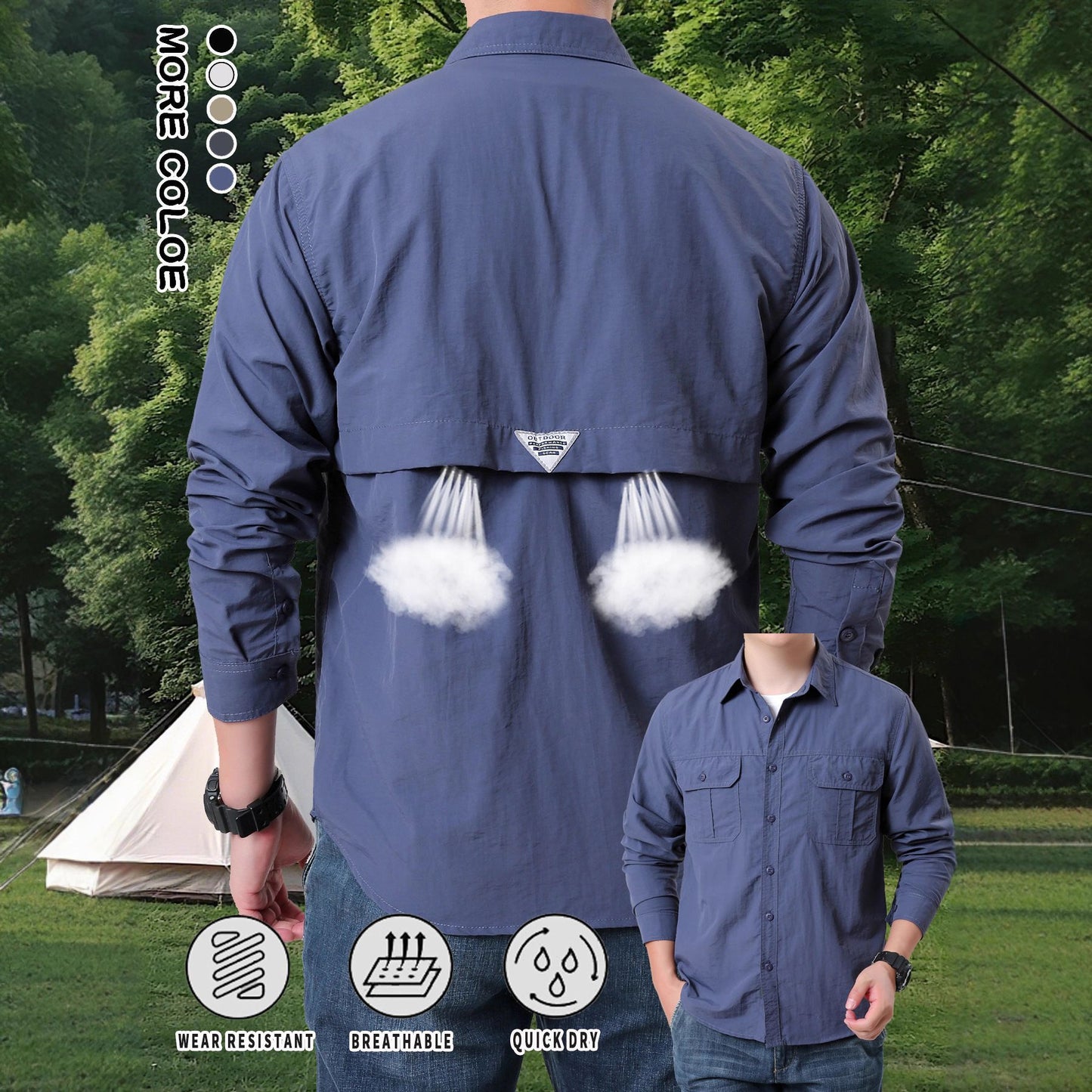 QuickDry UV Fishing Shirt