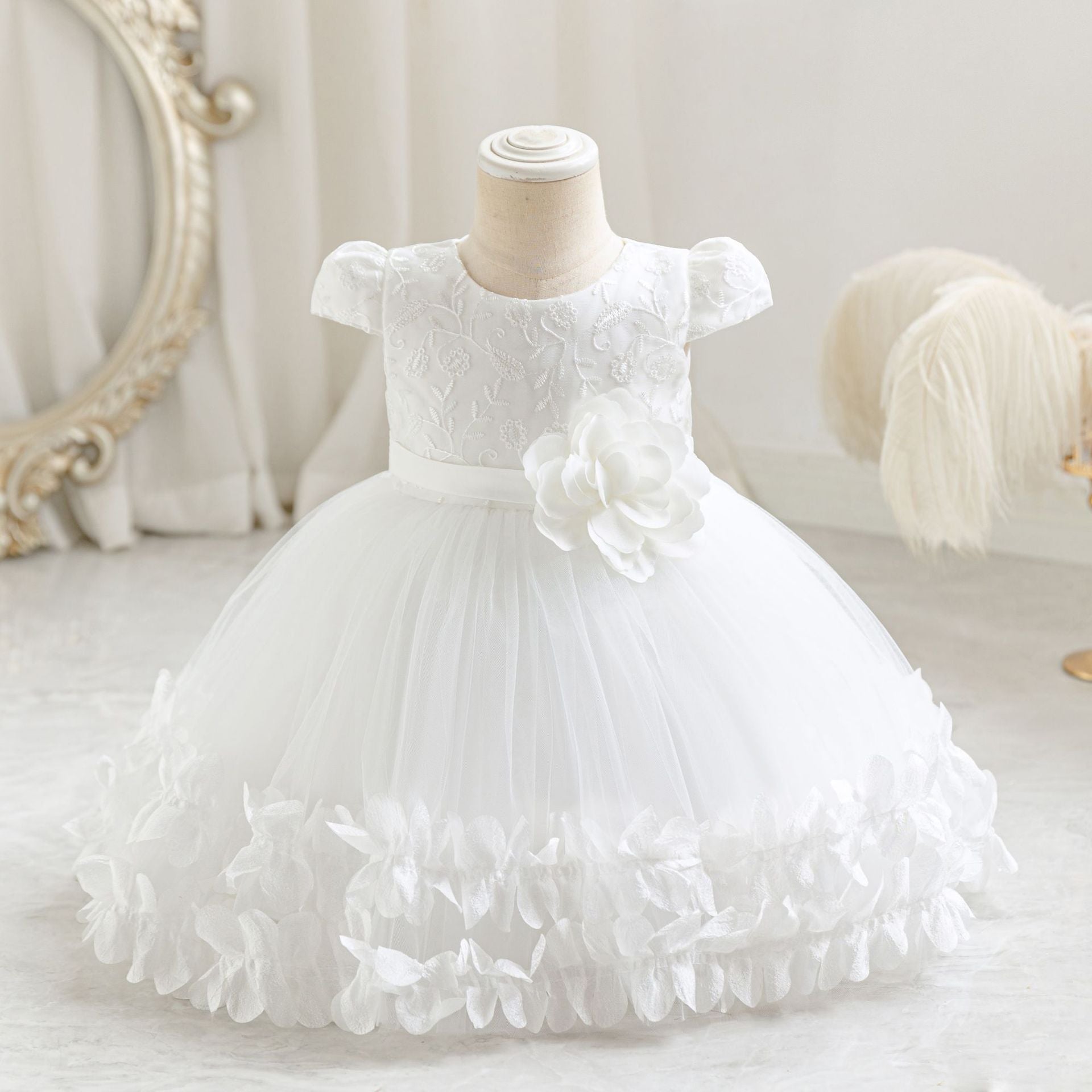 Baby Girl Lace Princess Tutu Dress  1st Birthday Party & Performance Outfit