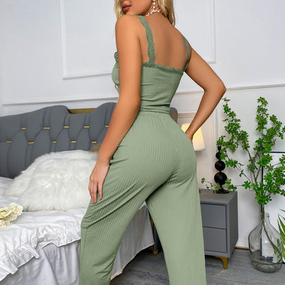 Casual Sleeveless Spice Girl Pajamas Loungewear